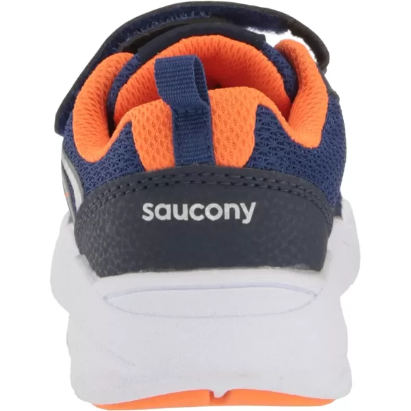 imageSaucony UnisexChild Wind FST Ac SneakerNavyOrange