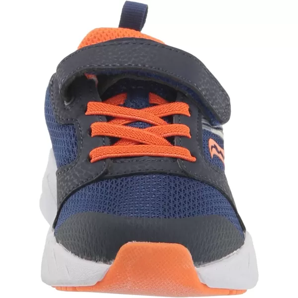 imageSaucony UnisexChild Wind FST Ac SneakerNavyOrange