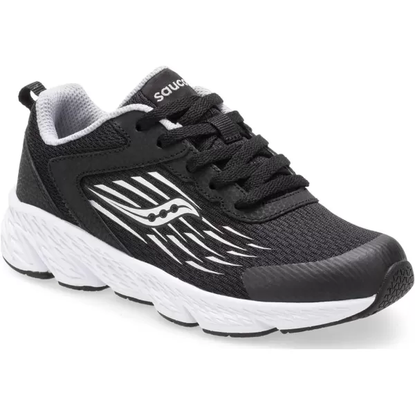 imageSaucony UnisexChild Wind Running ShoeBlack