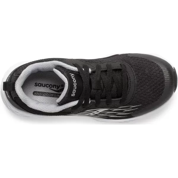 imageSaucony UnisexChild Wind Running ShoeBlack