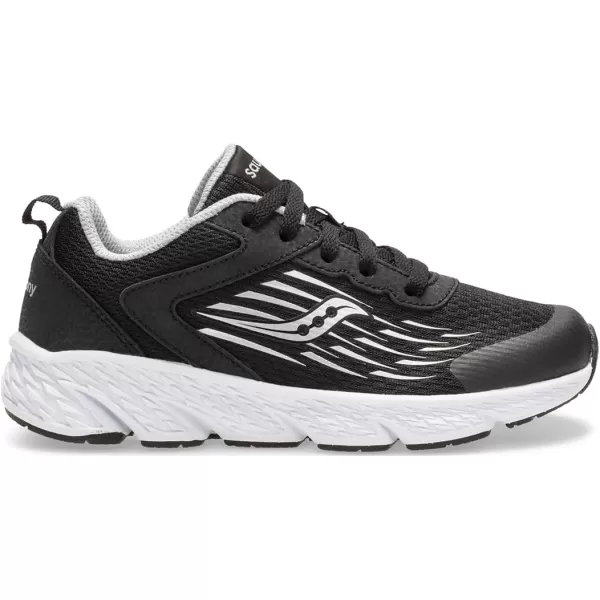 imageSaucony UnisexChild Wind Running ShoeBlack