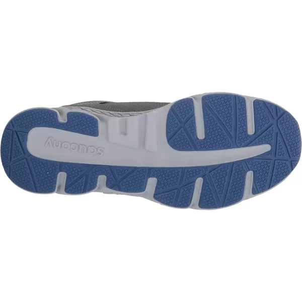imageSaucony UnisexChild Wind Running ShoeGreyBlueRed