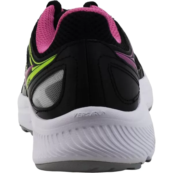 imageSaucony Womens Cohesion 14 Road Running ShoeBlackPinkYellow