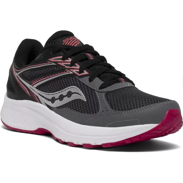 imageSaucony Womens Cohesion 14 Road Running ShoeCharcoalCoral