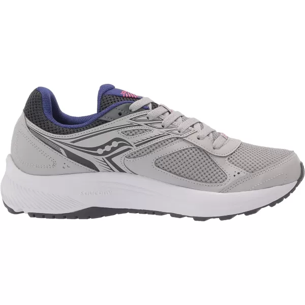 imageSaucony Womens Cohesion 14 Road Running ShoeGreyPurple