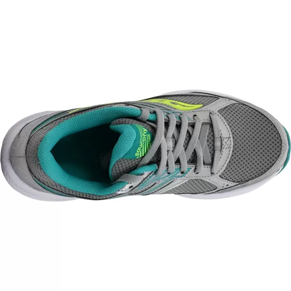 imageSaucony Womens Cohesion 14 Road Running ShoeGreyTealCitron