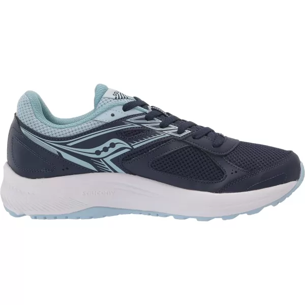 imageSaucony Womens Cohesion 14 Road Running ShoeNavyLight Blue