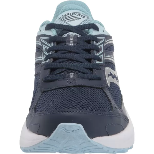 imageSaucony Womens Cohesion 14 Road Running ShoeNavyLight Blue