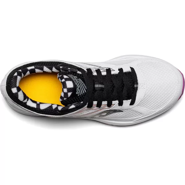 imageSaucony Womens Cohesion 14 Road Running ShoeWhite Black