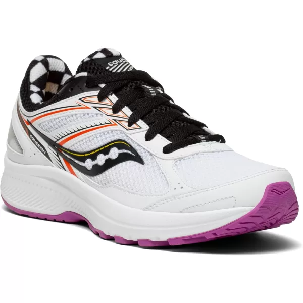 imageSaucony Womens Cohesion 14 Road Running ShoeWhite Black