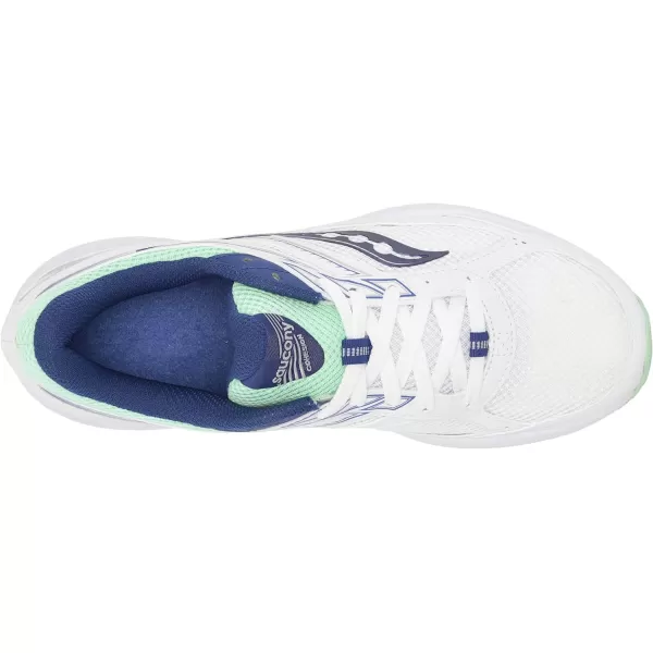 imageSaucony Womens Cohesion 14 Road Running ShoeWhiteNavyMint