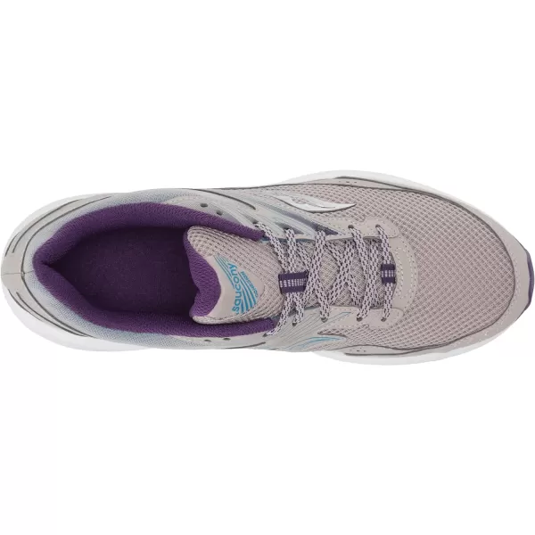 imageSaucony Womens Cohesion 15 Running ShoeSmokeGrape Pop