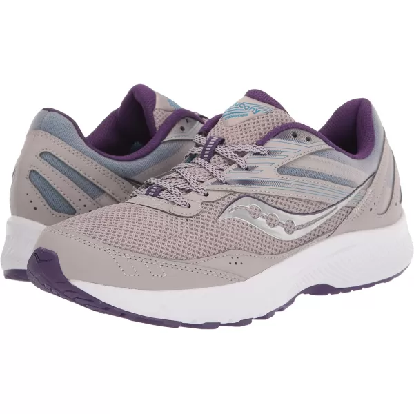 imageSaucony Womens Cohesion 15 Running ShoeSmokeGrape Pop