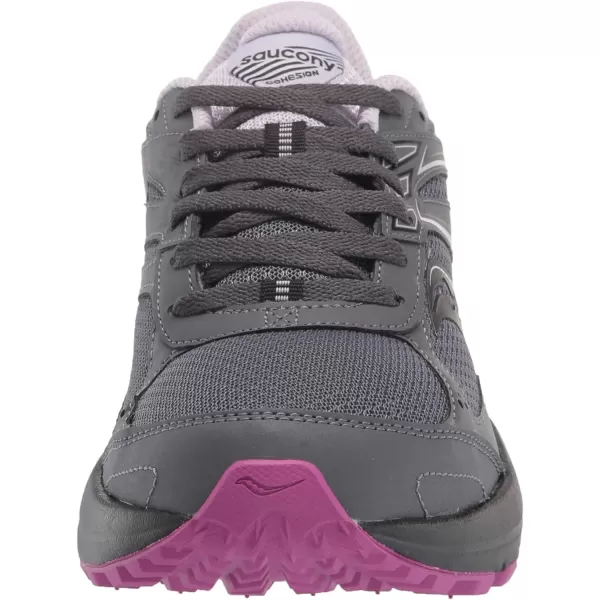 imageSaucony Womens Cohesion Tr14 Trail Running ShoeCharcoalLilac