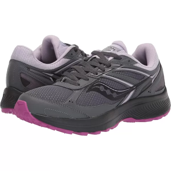 imageSaucony Womens Cohesion Tr14 Trail Running ShoeCharcoalLilac