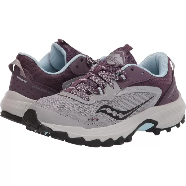 imageSaucony Womens Excursion Tr15 Trail Running ShoeAlloyMauve