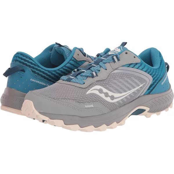 imageSaucony Womens Excursion Tr15 Trail Running ShoeAlloyTopaz