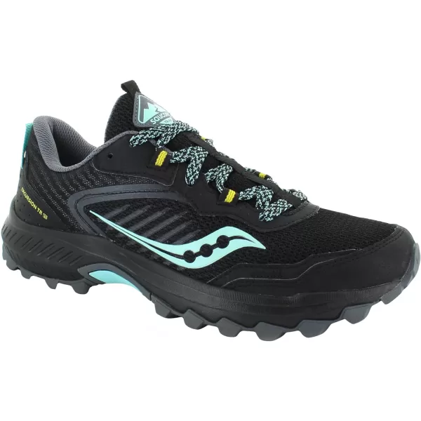 imageSaucony Womens Excursion Tr15 Trail Running ShoeBlackMintYellow
