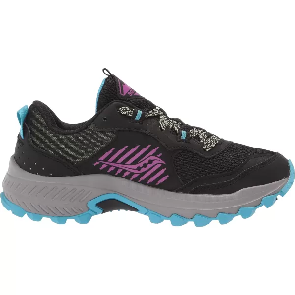 imageSaucony Womens Excursion Tr15 Trail Running ShoeBlackRazLime
