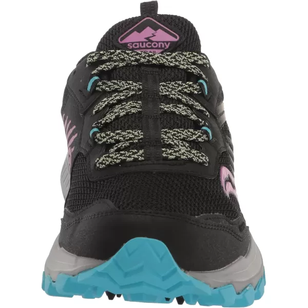 imageSaucony Womens Excursion Tr15 Trail Running ShoeBlackRizLime