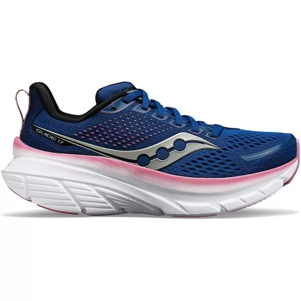 imageSaucony Womens Guide 17 SneakerNavyOrchid