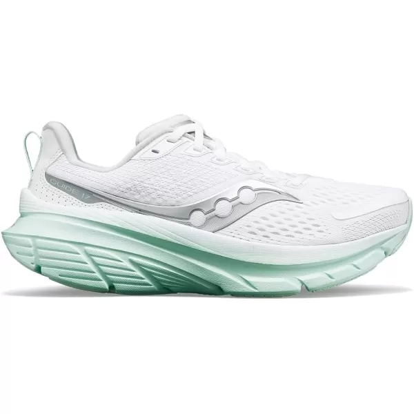 imageSaucony Womens Guide 17 SneakerWhiteJade