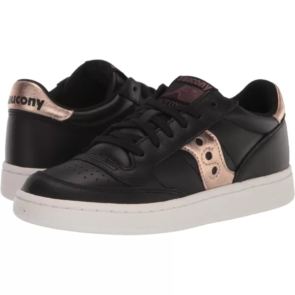imageSaucony Womens Jazz Court SneakerBlackRose Gold
