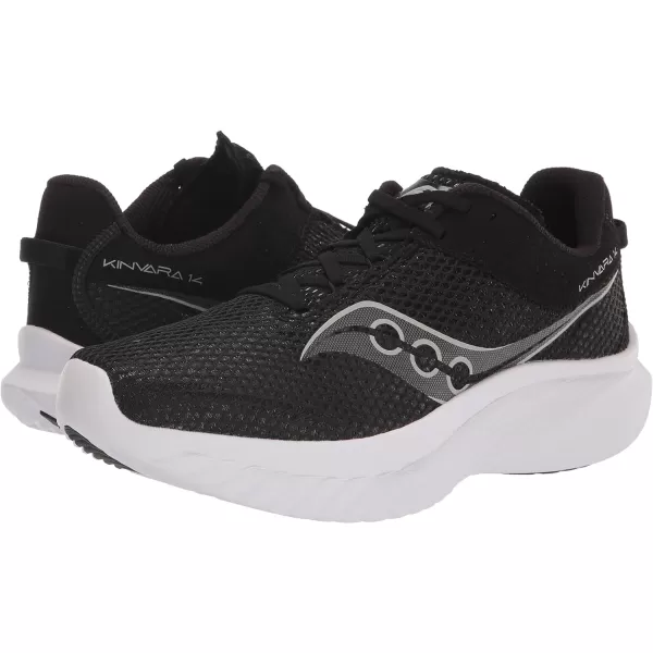 imageSaucony Womens Kinvara 14 SneakerBlackWhite