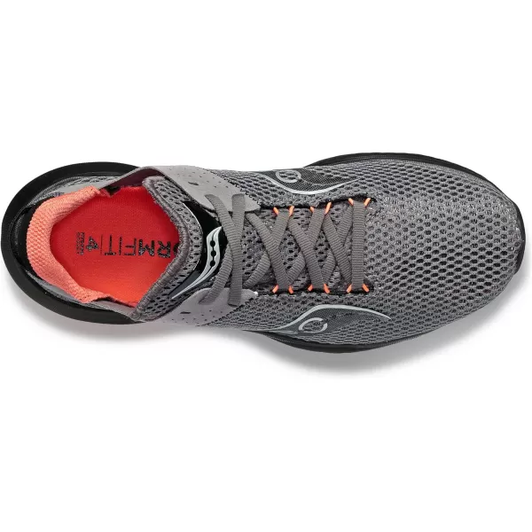 imageSaucony Womens Kinvara 14 SneakerGravel Black