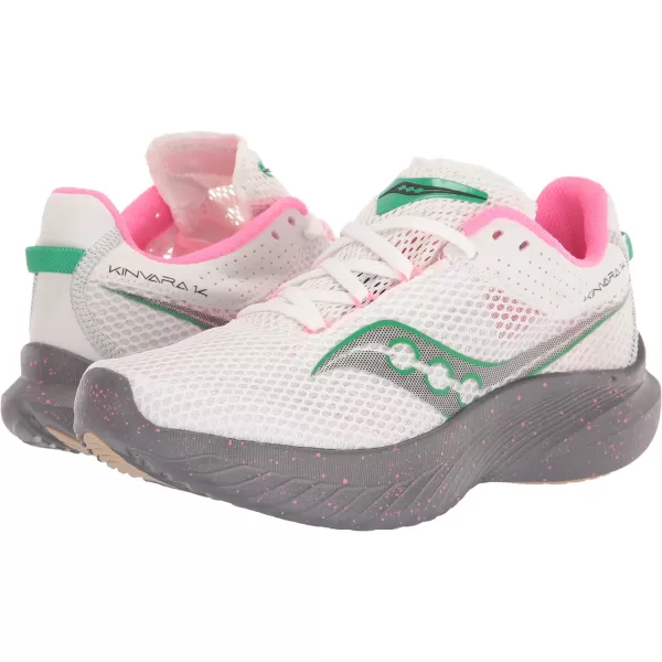 imageSaucony Womens Kinvara 14 SneakerWhiteGravel