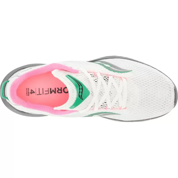 imageSaucony Womens Kinvara 14 SneakerWhiteGravel