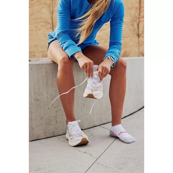 imageSaucony Womens Multipack Performance Heel Tab Athletic SocksWhite Assorted 16 Pairs