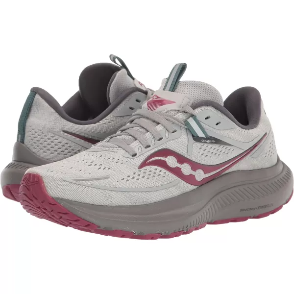 imageSaucony Womens Omni 21 Running ShoesConcreteBerry