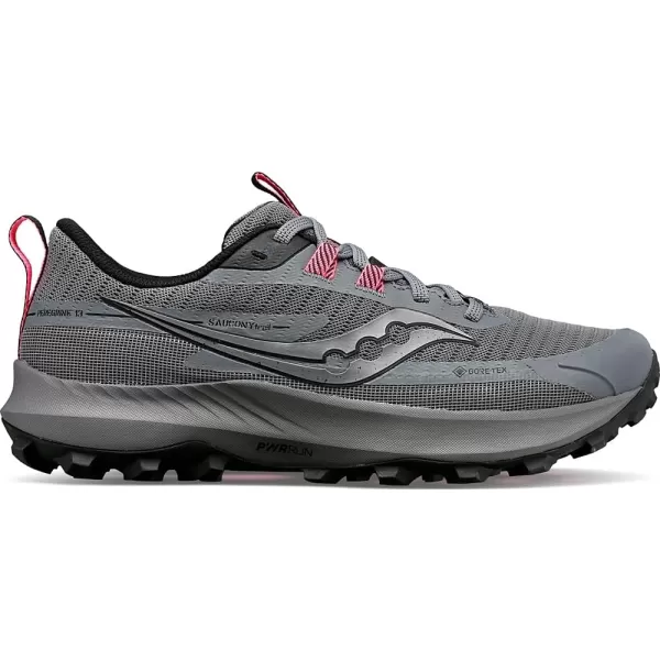 imageSaucony Womens Peregrine 13 Trail Running ShoeGravelBlack
