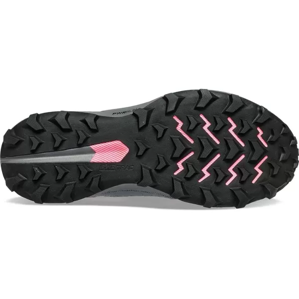 imageSaucony Womens Peregrine 13 Trail Running ShoeGravelBlack