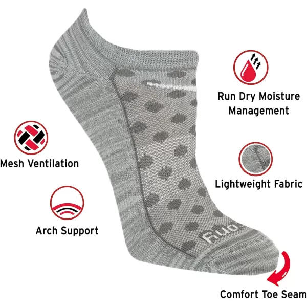 imageSaucony Womens Performance Super Lite Noshow Athletic Running Socks MultipackGrey Fashion 8 Pairs