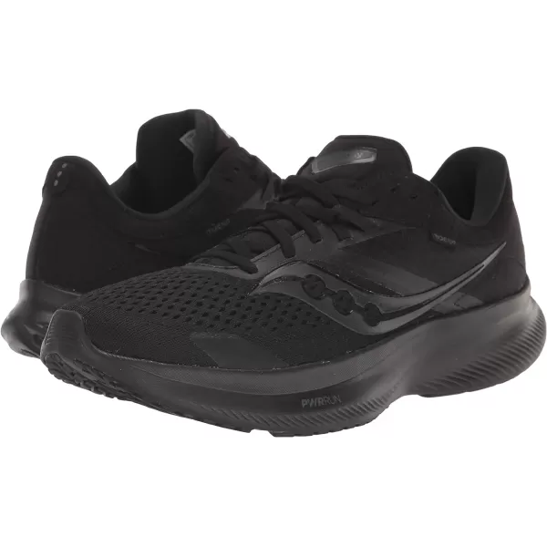 imageSaucony Womens Ride 16 SneakerBlackBlackBlack