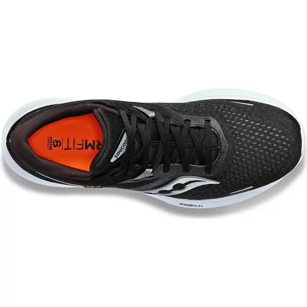 imageSaucony Womens Ride 16 SneakerBlackWhite