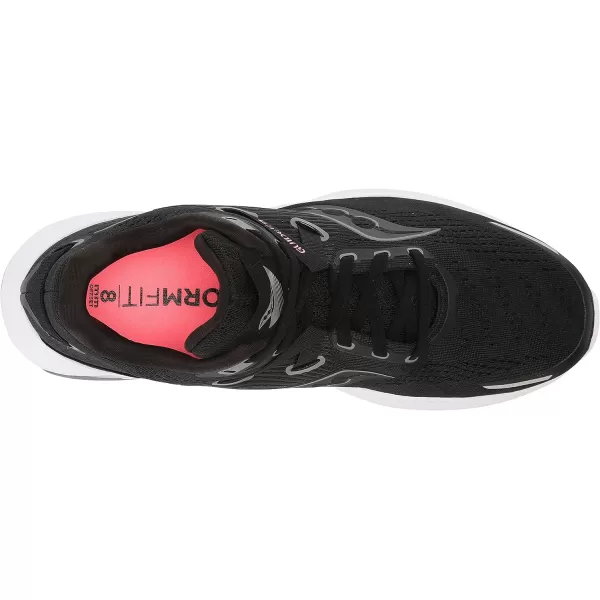 imageSaucony Womens Ride 16 SneakerBlackWhite