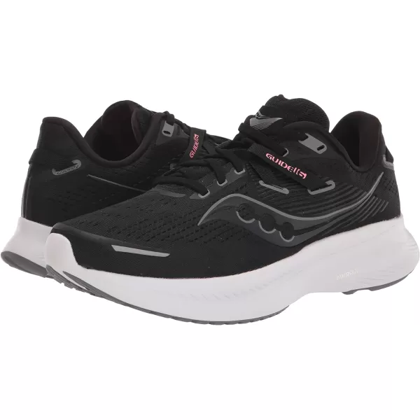 imageSaucony Womens Ride 16 SneakerBlackWhite