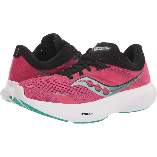 imageSaucony Womens Ride 16 SneakerRoseBlack