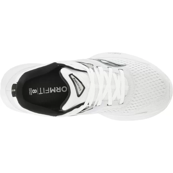 imageSaucony Womens Ride 16 SneakerWhiteBlack