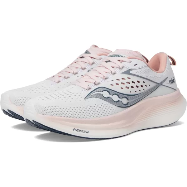 imageSaucony Womens Ride 17 SneakerWhiteLotus