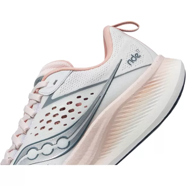 imageSaucony Womens Ride 17 SneakerWhiteLotus