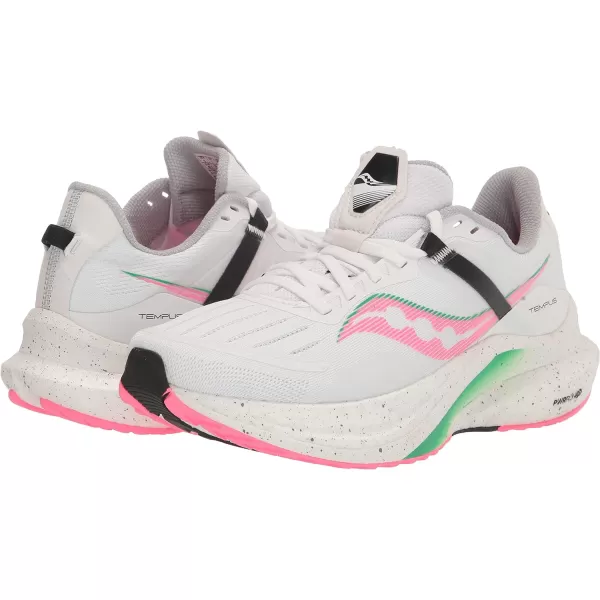 imageSaucony Womens Tempus Running ShoeWhiteVizi Pink