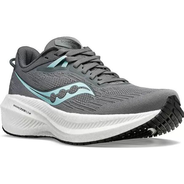 imageSaucony Womens Triumph 21 SneakerGravelBlack