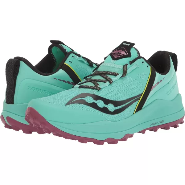 imageSaucony Womens Xodus Ultra Running ShoeCool MintDusk