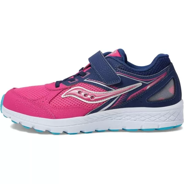 imageSaucony Kids Girls Cohesion 14 LTT Running Sneakers Shoes  SilverPinkNavy