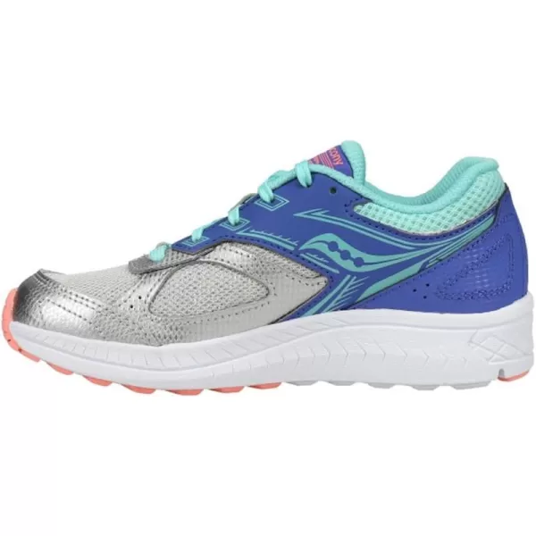 imageSaucony Kids Girls Cohesion 14 LTT Running Sneakers Shoes  SilverSilver