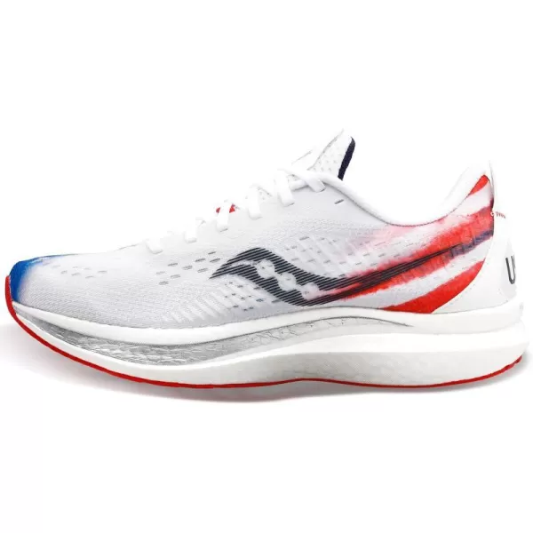 imageSaucony Mens Endorphin Speed 2 Running ShoeRedWhiteBlue